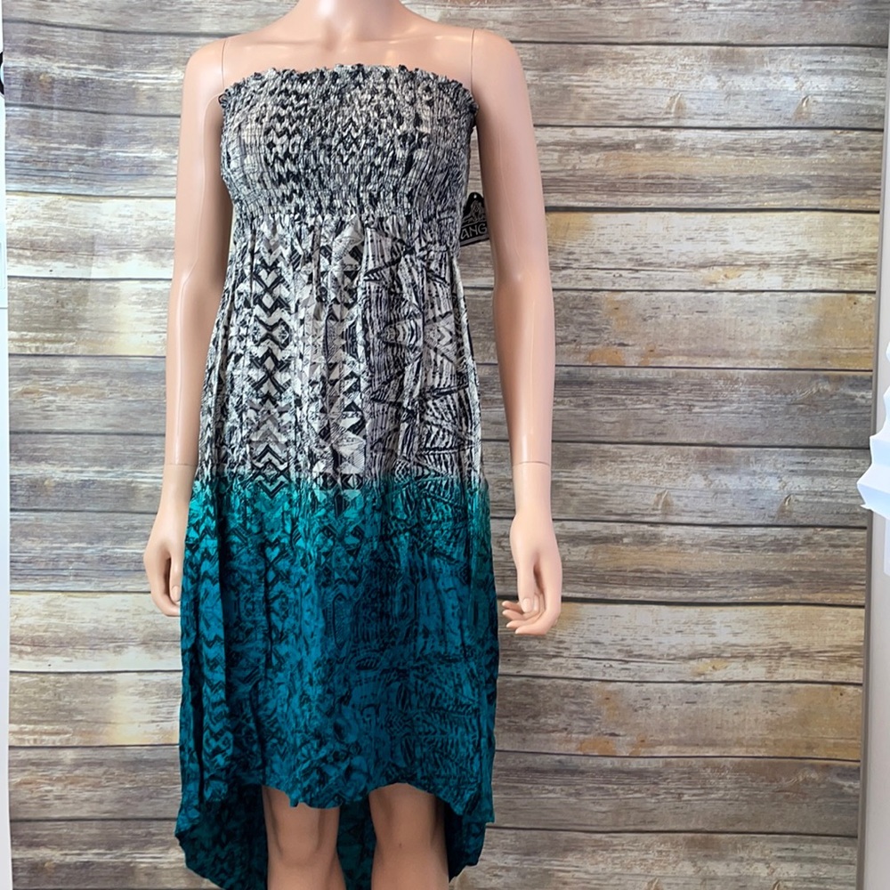 Angie Green/White Ombré Sundress NWT